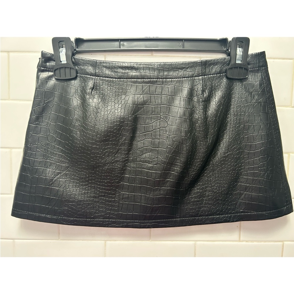 Miaou Black Mini Skirt for Night Out